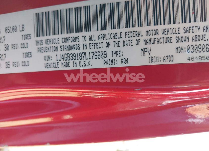 Photo 9 of 2007 Jeep Wrangler UNLIMITED X (VIN 1J4GB39187L176609)