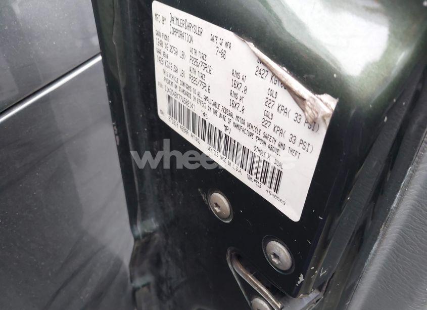 Photo 9 of 2007 Jeep Liberty SPORT (VIN 1J4GK48K77W502141)