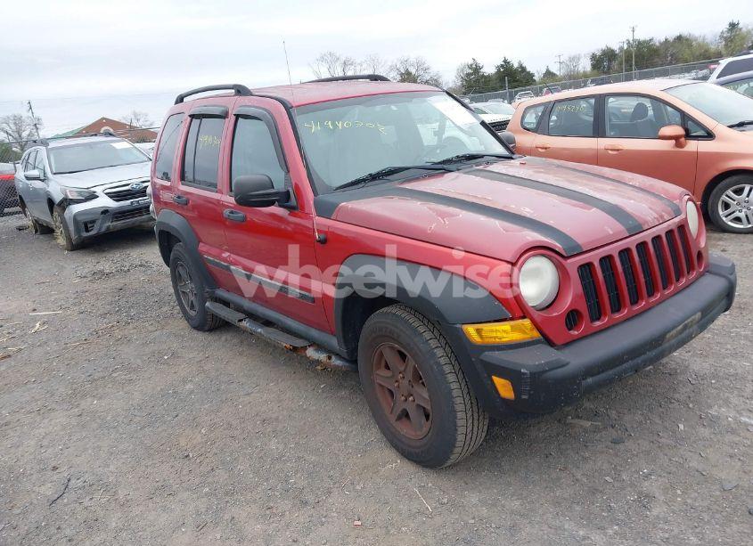 2007 Jeep Liberty SPORT (VIN 1J4GL48K47W573164) main photo