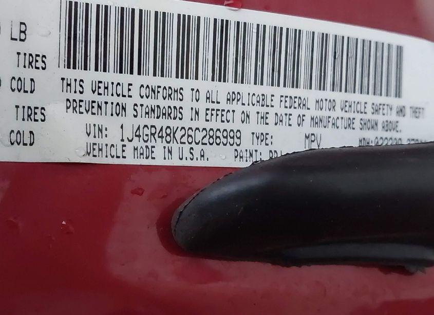 Photo 9 of 2006 Jeep Grand CHEROKEE LAREDO (VIN 1J4GR48K26C286999)