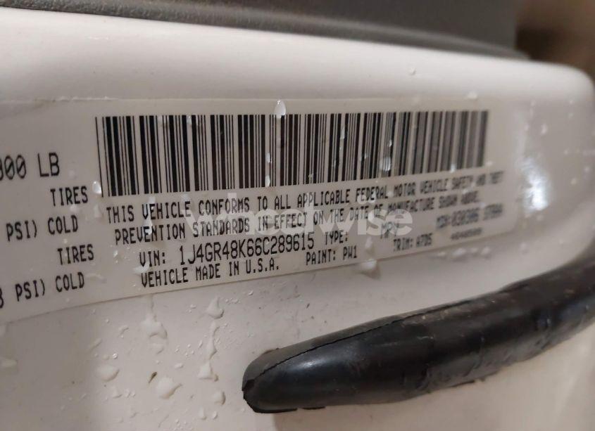 Photo 9 of 2006 Jeep Grand CHEROKEE LAREDO (VIN 1J4GR48K66C289615)