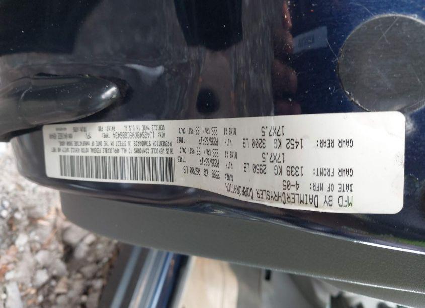 Photo 9 of 2005 Jeep Grand CHEROKEE LAREDO (VIN 1J4GS48K05C686434)