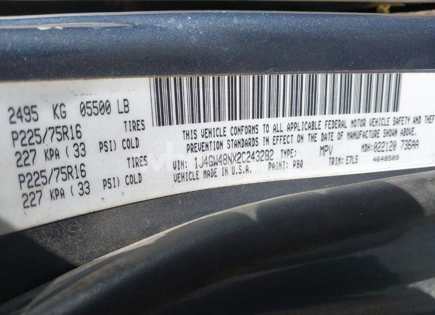 Photo 9 of 2002 Jeep Grand CHEROKEE LAREDO (VIN 1J4GW48NX2C243282)