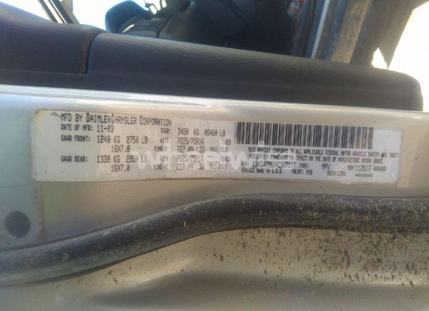 Photo 9 of 2004 Jeep Grand CHEROKEE LAREDO (VIN 1J4GW48S24C307114)