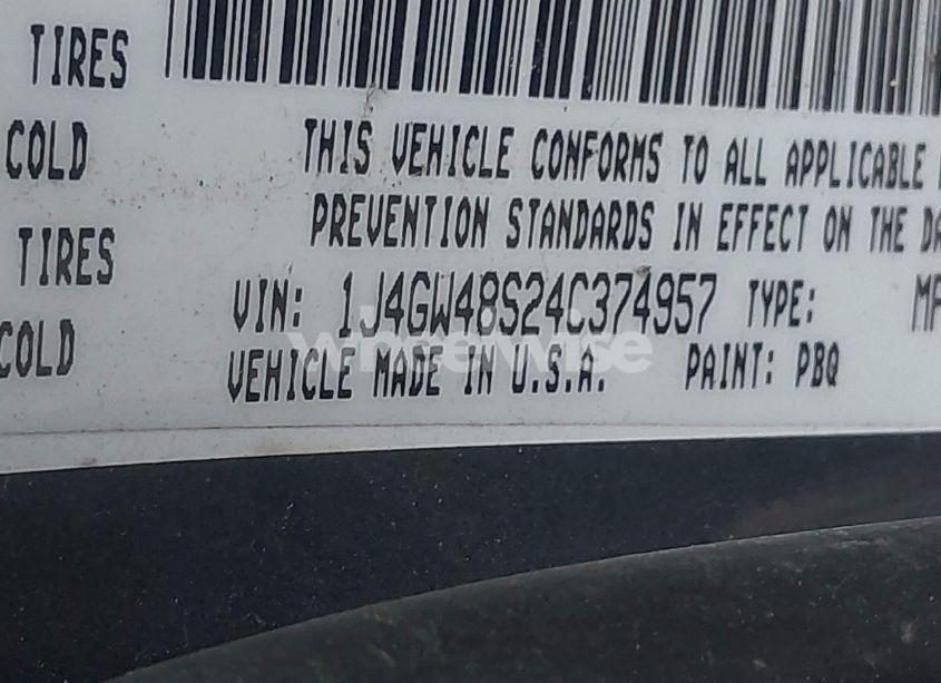 Photo 9 of 2004 Jeep Grand CHEROKEE LAREDO (VIN 1J4GW48S24C374957)
