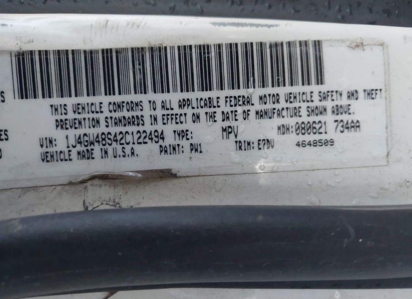 Photo 9 of 2002 Jeep Grand CHEROKEE LAREDO (VIN 1J4GW48S42C122494)