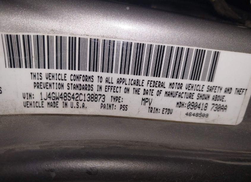 Photo 9 of 2002 Jeep Grand CHEROKEE LAREDO (VIN 1J4GW48S42C138873)