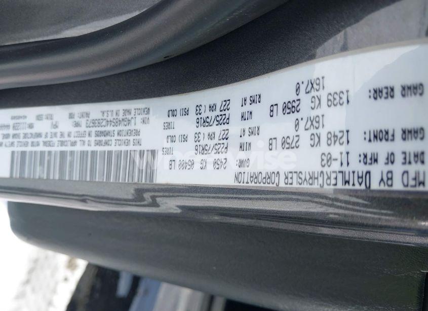 Photo 9 of 2004 Jeep Grand CHEROKEE LAREDO (VIN 1J4GW48S44C283673)