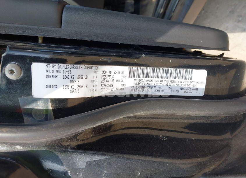 Photo 9 of 2004 Jeep Grand CHEROKEE LAREDO (VIN 1J4GW48S44C309172)