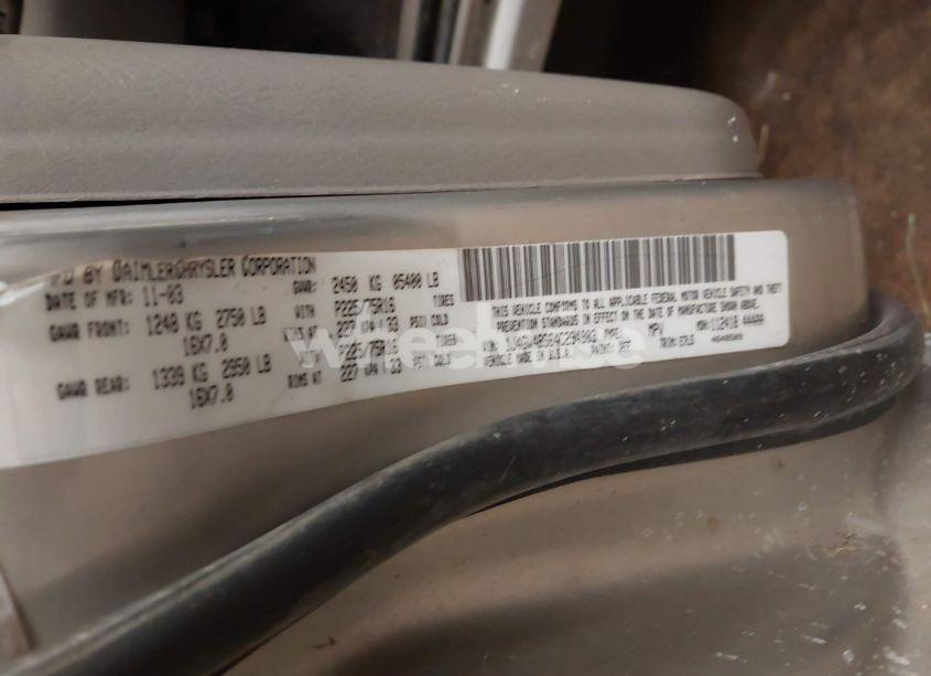 Photo 9 of 2004 Jeep Grand CHEROKEE LAREDO (VIN 1J4GW48S64C294903)