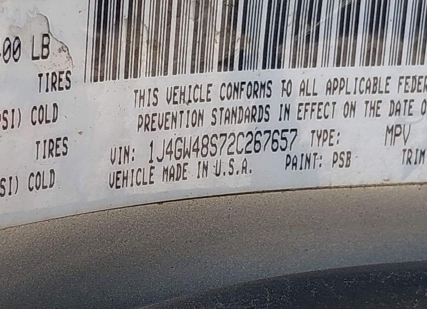Photo 9 of 2002 Jeep Grand CHEROKEE LAREDO (VIN 1J4GW48S72C267657)