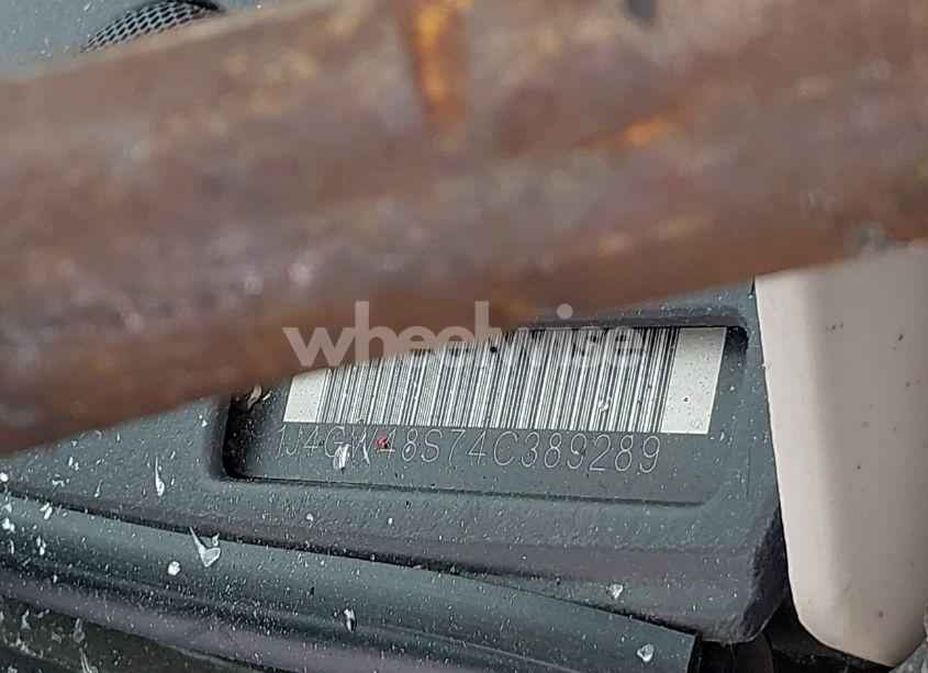 Photo 9 of 2004 Jeep Grand CHEROKEE LAREDO (VIN 1J4GW48S74C389289)