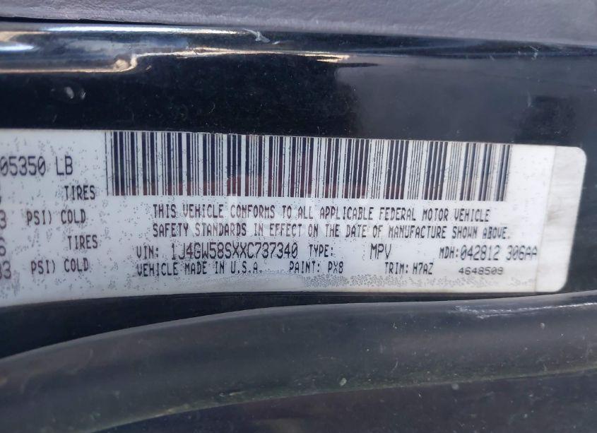 Photo 9 of 1999 Jeep Grand CHEROKEE LAREDO (VIN 1J4GW58SXXC737340)