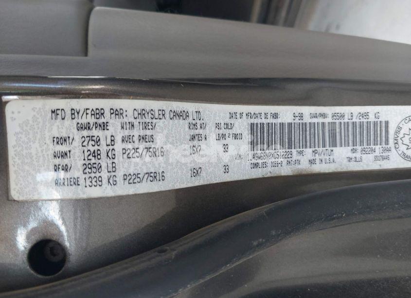 Photo 9 of 1999 Jeep Grand CHEROKEE LIMITED (VIN 1J4GW68N0XC512229)