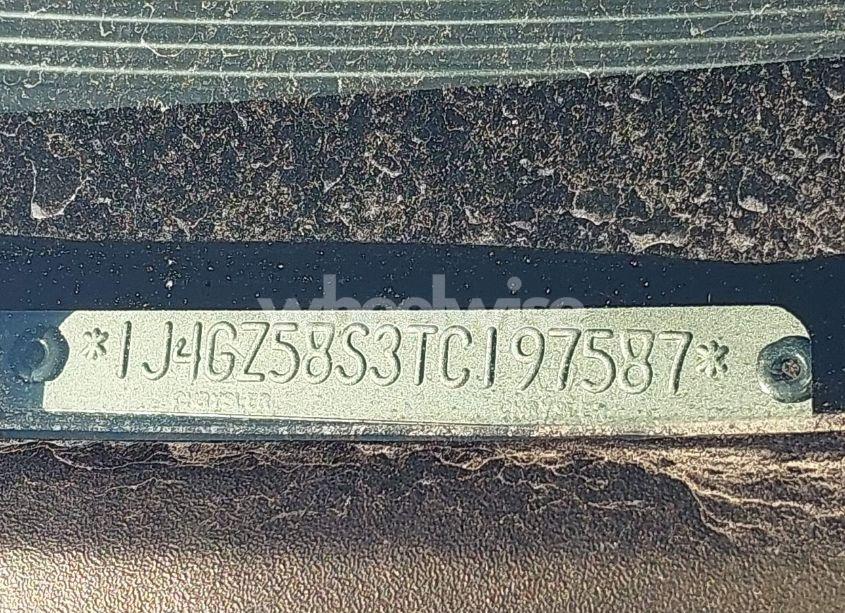 Photo 9 of 1996 Jeep Grand CHEROKEE LAREDO (VIN 1J4GZ58S3TC197587)