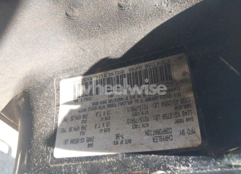 Photo 9 of 1997 Jeep Grand CHEROKEE LAREDO/TSI (VIN 1J4GZ58S3VC508194)