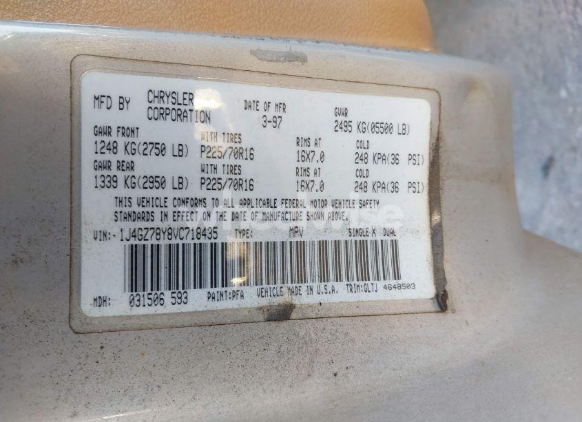 Photo 9 of 1997 Jeep Grand CHEROKEE LIMITED (VIN 1J4GZ78Y8VC718435)