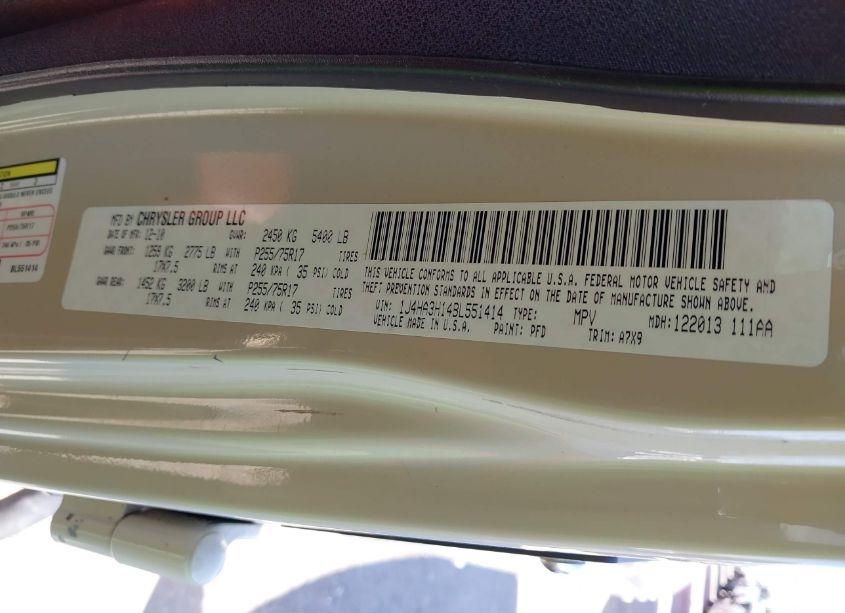 Photo 9 of 2011 Jeep Wrangler UNLIMITED SPORT (VIN 1J4HA3H14BL551414)