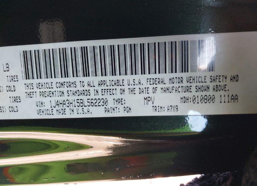 Photo 9 of 2011 Jeep Wrangler UNLIMITED SPORT (VIN 1J4HA3H15BL562230)