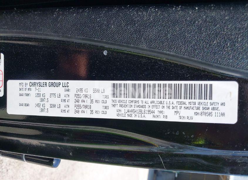 Photo 9 of 2011 Jeep Wrangler UNLIMITED SAHARA (VIN 1J4HA5H12BL619544)