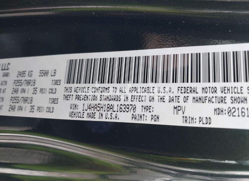 Photo 9 of 2010 Jeep Wrangler UNLIMITED SAHARA (VIN 1J4HA5H18AL163970)