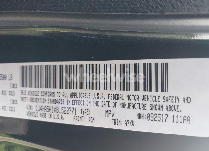 Photo 9 of 2011 Jeep Wrangler UNLIMITED SAHARA (VIN 1J4HA5H1XBL522771)