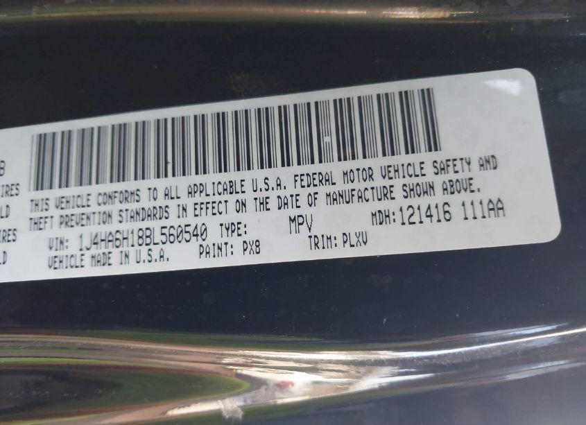 Photo 9 of 2011 Jeep Wrangler UNLIMITED RUBICON (VIN 1J4HA6H18BL560540)