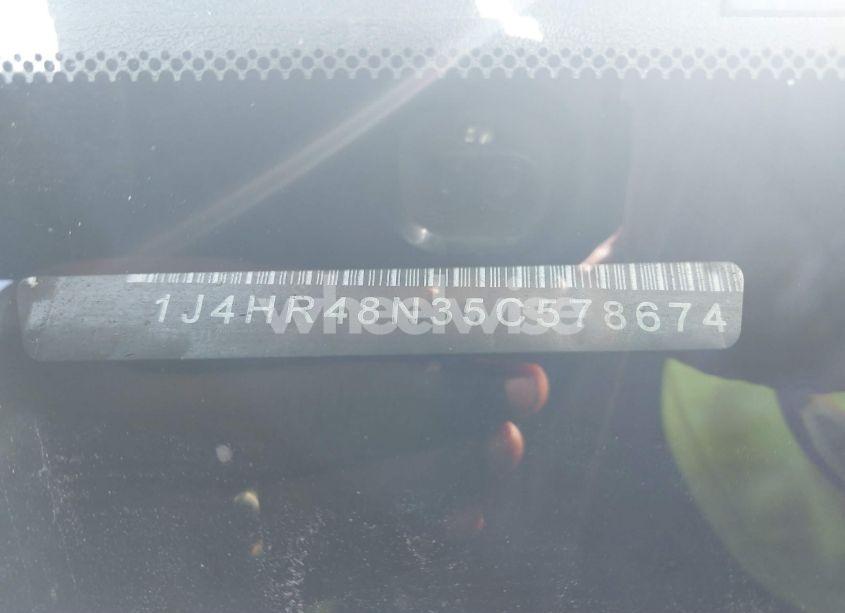 Photo 12 of 2005 Jeep Grand CHEROKEE LAREDO (VIN 1J4HR48N35C578674)