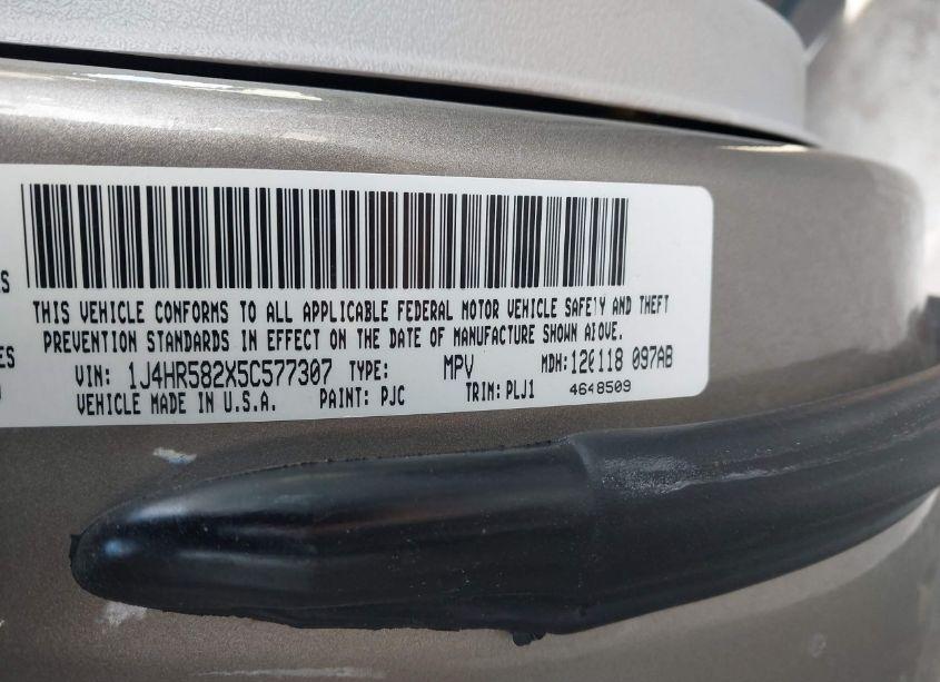 Photo 9 of 2005 Jeep Grand CHEROKEE LIMITED (VIN 1J4HR582X5C577307)