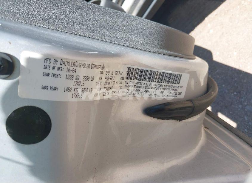 Photo 9 of 2005 Jeep Grand CHEROKEE LAREDO (VIN 1J4HS48N15C543281)