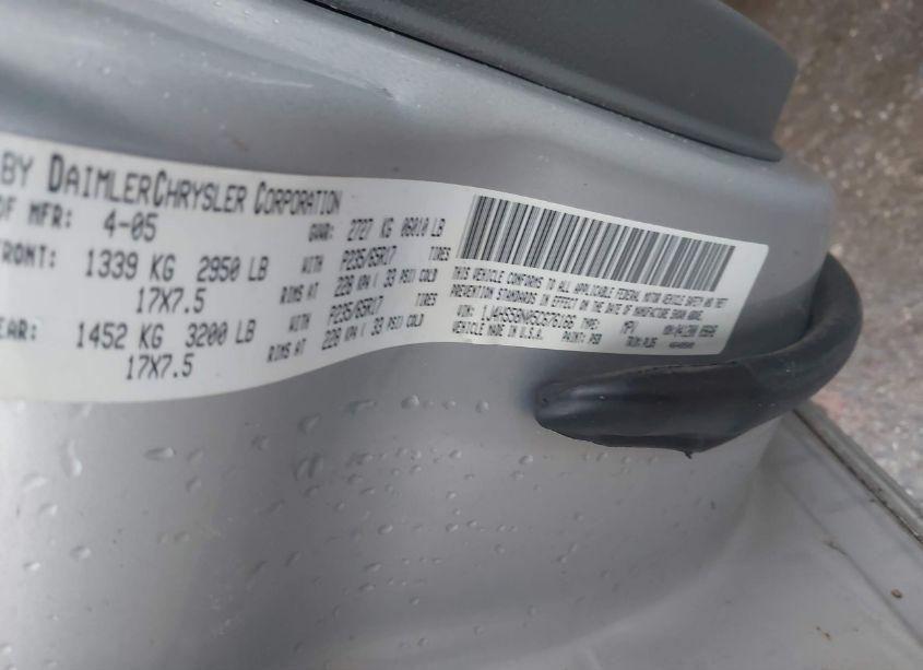 Photo 9 of 2005 Jeep Grand CHEROKEE LIMITED (VIN 1J4HS58N05C676166)