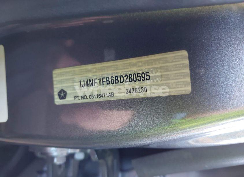 Photo 9 of 2011 Jeep Compass (VIN 1J4NF1FB6BD280595)