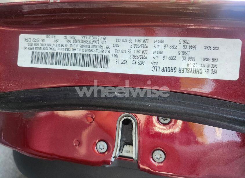 Photo 9 of 2011 Jeep Compass (VIN 1J4NF1FB9BD134918)