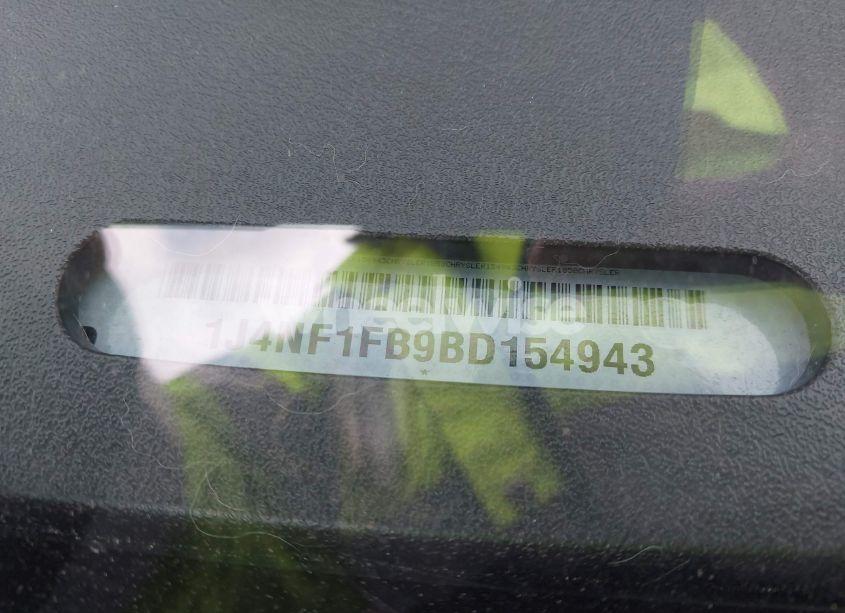 Photo 9 of 2011 Jeep Compass (VIN 1J4NF1FB9BD154943)