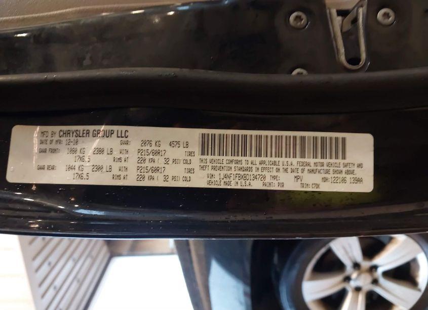 Photo 9 of 2011 Jeep Compass (VIN 1J4NF1FBXBD134720)