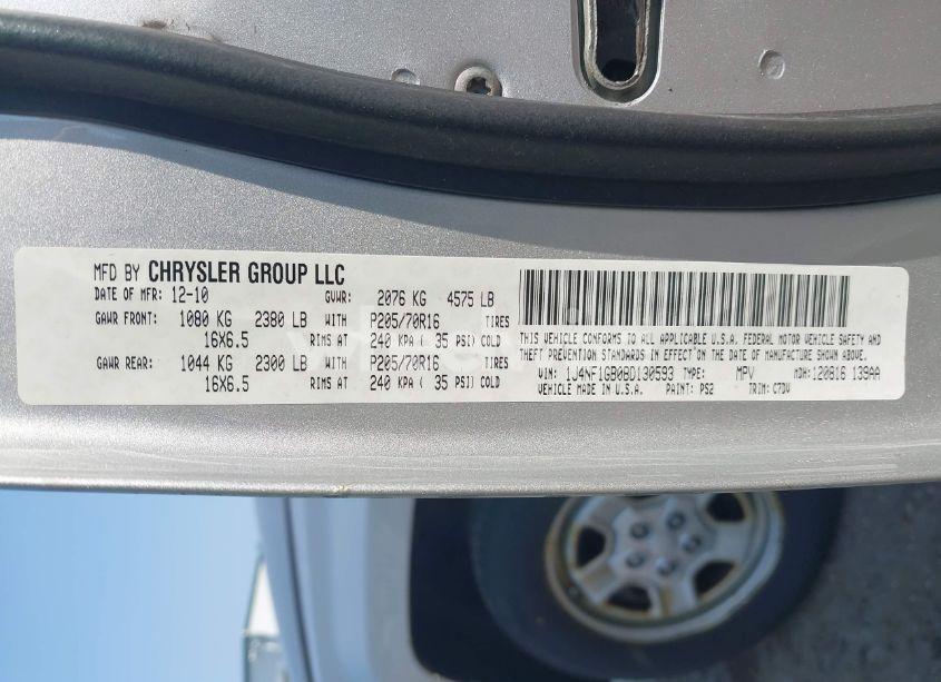 Photo 9 of 2011 Jeep Patriot SPORT (VIN 1J4NF1GB0BD130593)