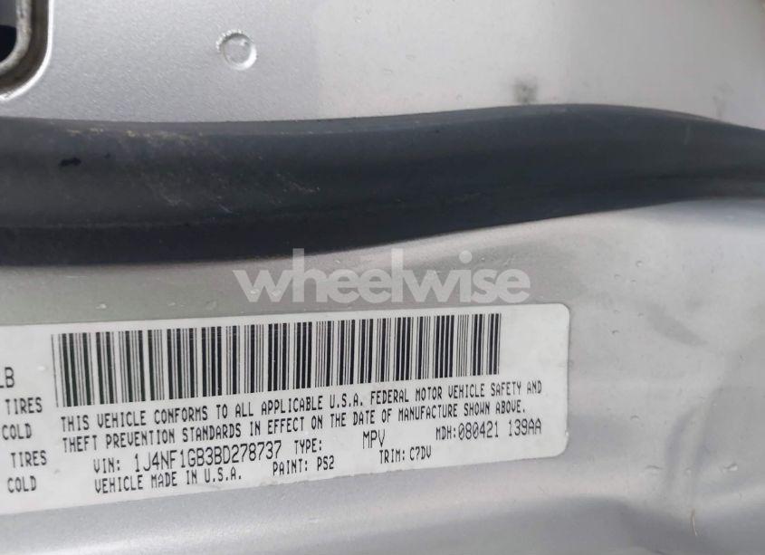 Photo 9 of 2011 Jeep Patriot SPORT (VIN 1J4NF1GB3BD278737)