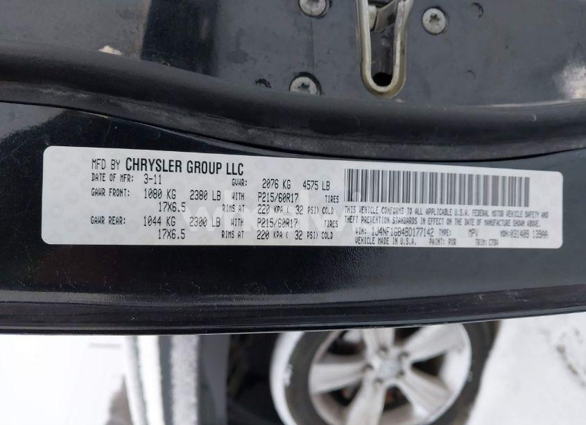 Photo 9 of 2011 Jeep Patriot SPORT (VIN 1J4NF1GB4BD177142)