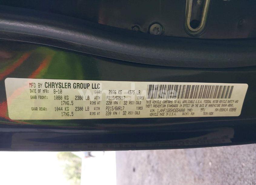 Photo 9 of 2010 Jeep Patriot SPORT (VIN 1J4NF1GB5AD654000)