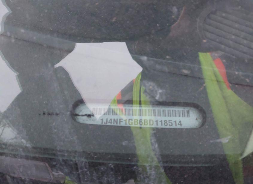 Photo 9 of 2011 Jeep Patriot SPORT (VIN 1J4NF1GB6BD118514)