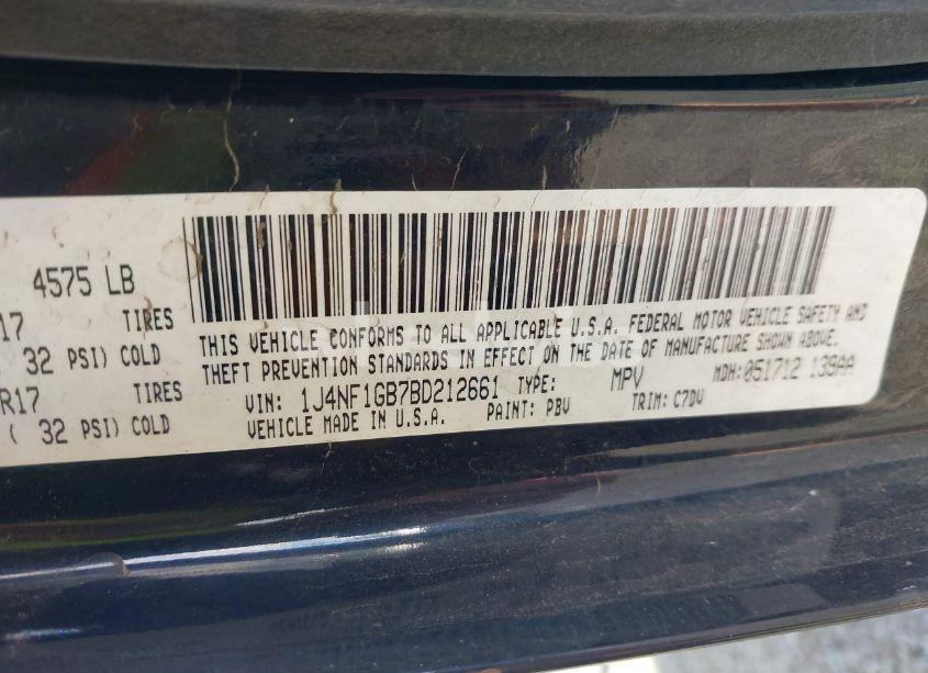 Photo 9 of 2011 Jeep Patriot SPORT (VIN 1J4NF1GB7BD212661)