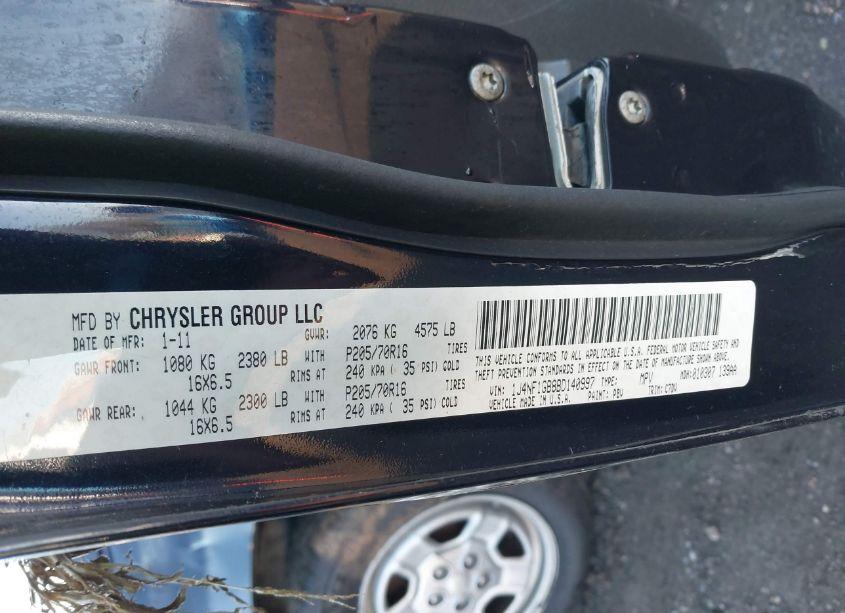 Photo 9 of 2011 Jeep Patriot SPORT (VIN 1J4NF1GB8BD140997)