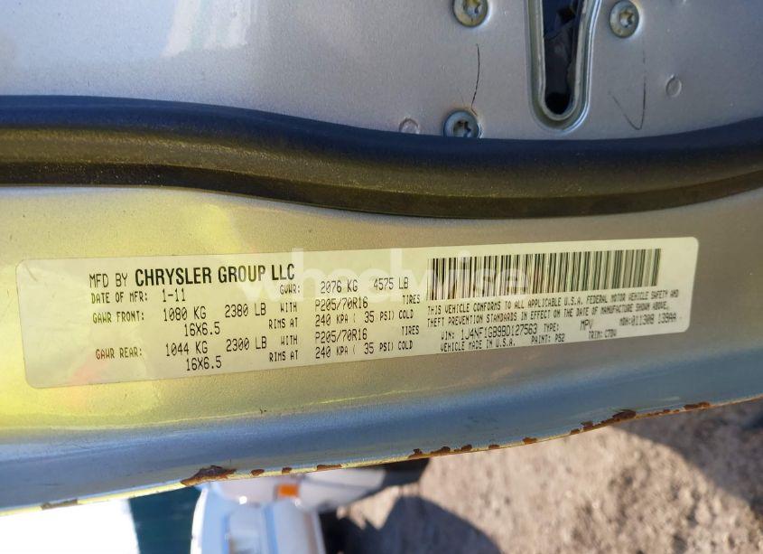 Photo 9 of 2011 Jeep Patriot SPORT (VIN 1J4NF1GB9BD127563)