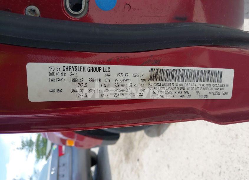 Photo 9 of 2011 Jeep Patriot SPORT (VIN 1J4NF1GB9BD191859)