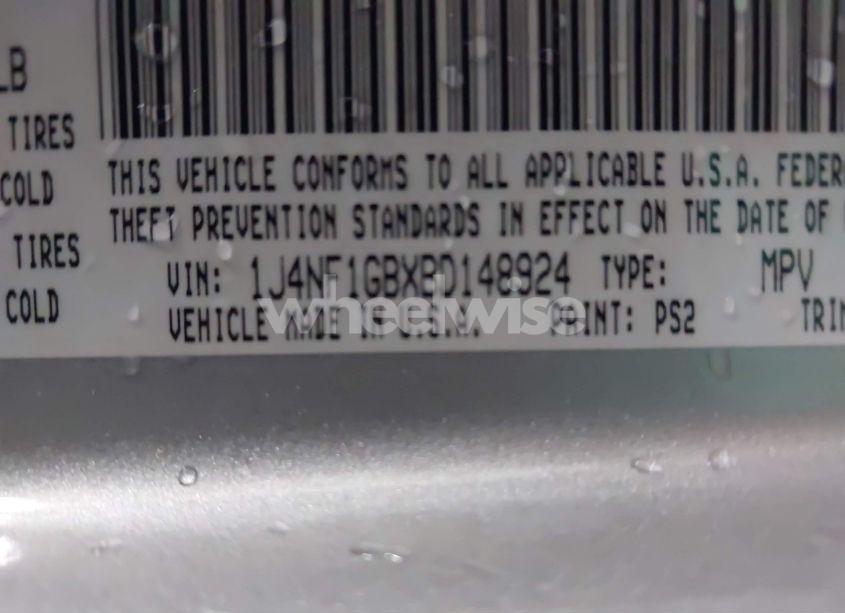 Photo 9 of 2011 Jeep Patriot SPORT (VIN 1J4NF1GBXBD148924)