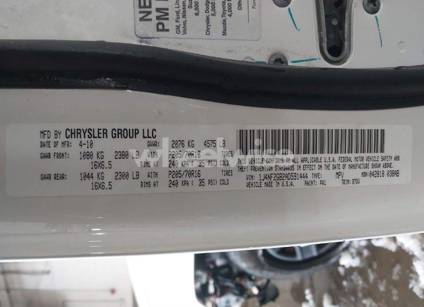 Photo 9 of 2010 Jeep Patriot SPORT (VIN 1J4NF2GB2AD591444)