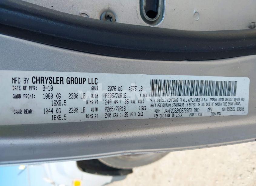 Photo 9 of 2010 Jeep Patriot SPORT (VIN 1J4NF2GB2AD672623)