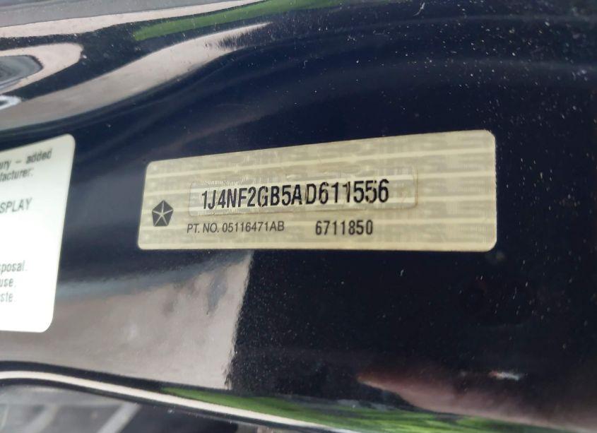 Photo 9 of 2010 Jeep Patriot SPORT (VIN 1J4NF2GB5AD611556)