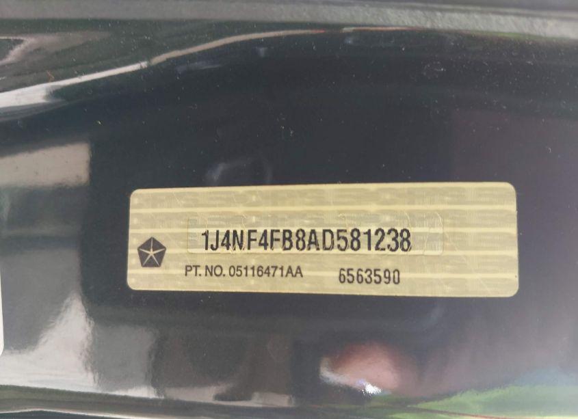 Photo 9 of 2010 Jeep Compass SPORT (VIN 1J4NF4FB8AD581238)