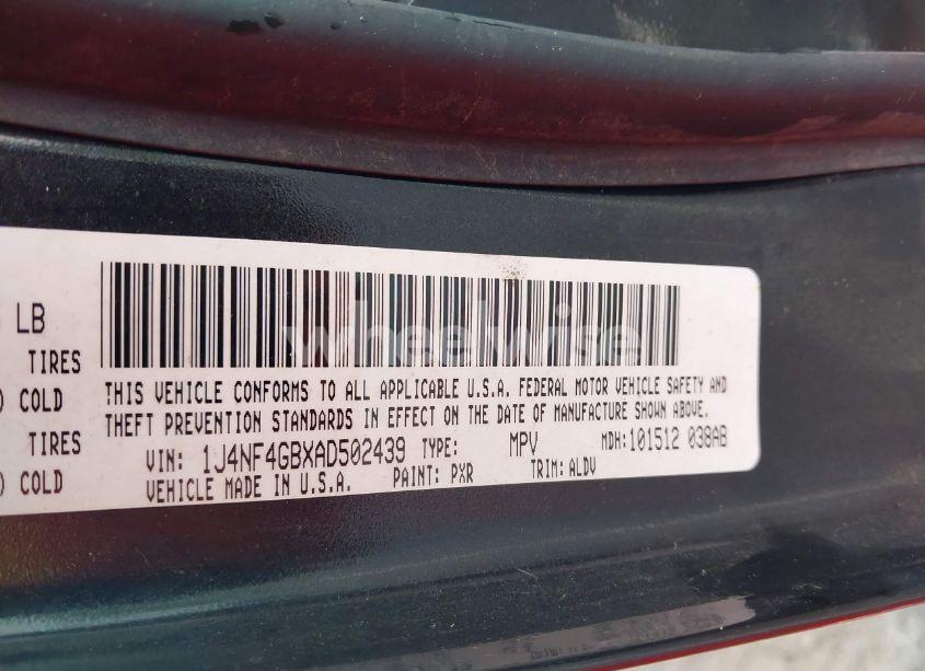 Photo 9 of 2010 Jeep Patriot LIMITED (VIN 1J4NF4GBXAD502439)